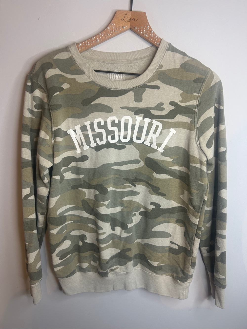 Missouri Camo Crewneck Sweatshirt - Green Camo